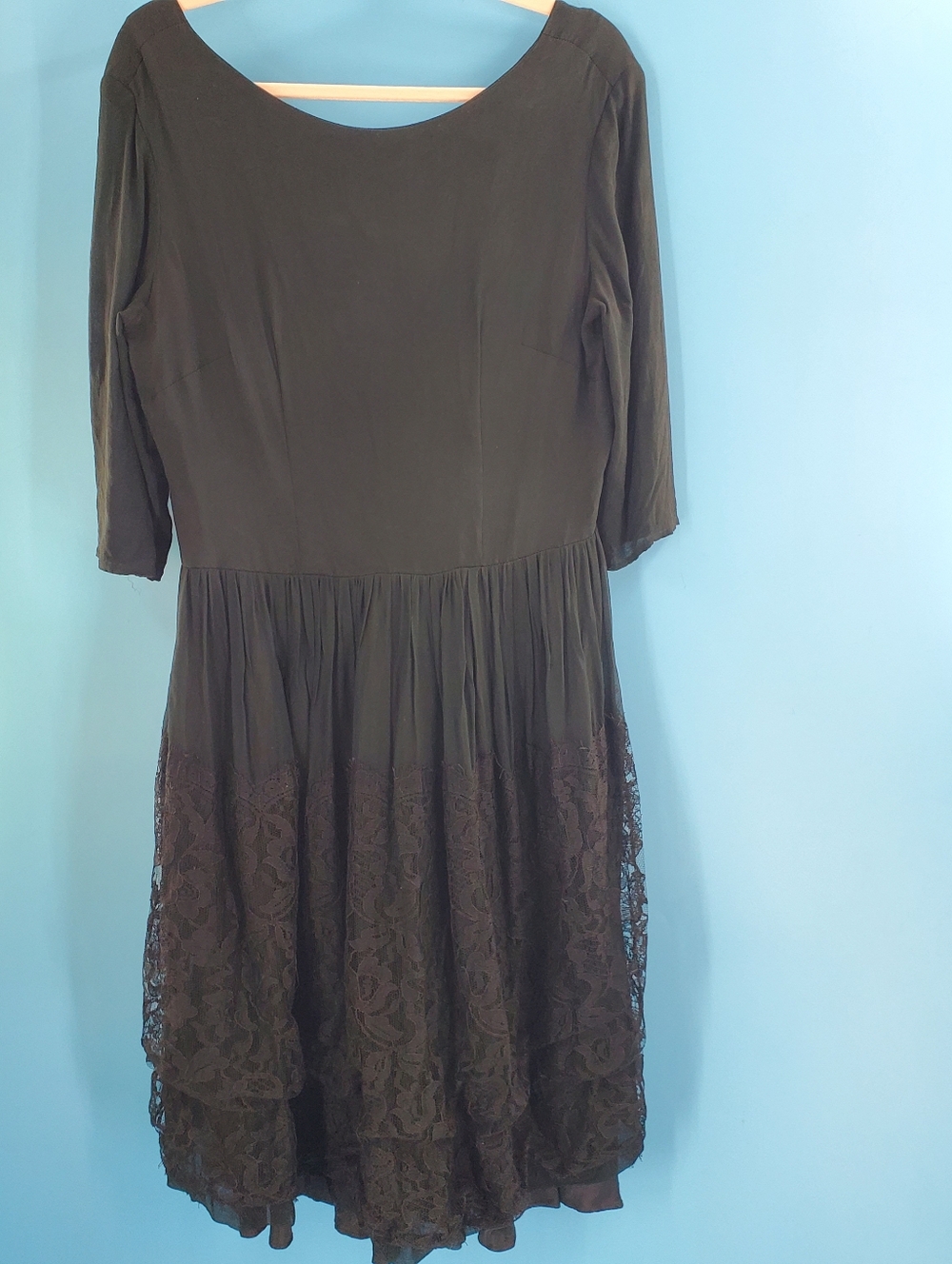 Vintage early 60s L'Aiglon black dress